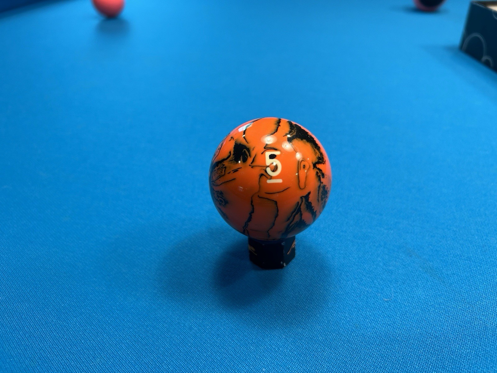 Marble Pool Ball Unknown Brand But UNIQUE! Five/5 Ball