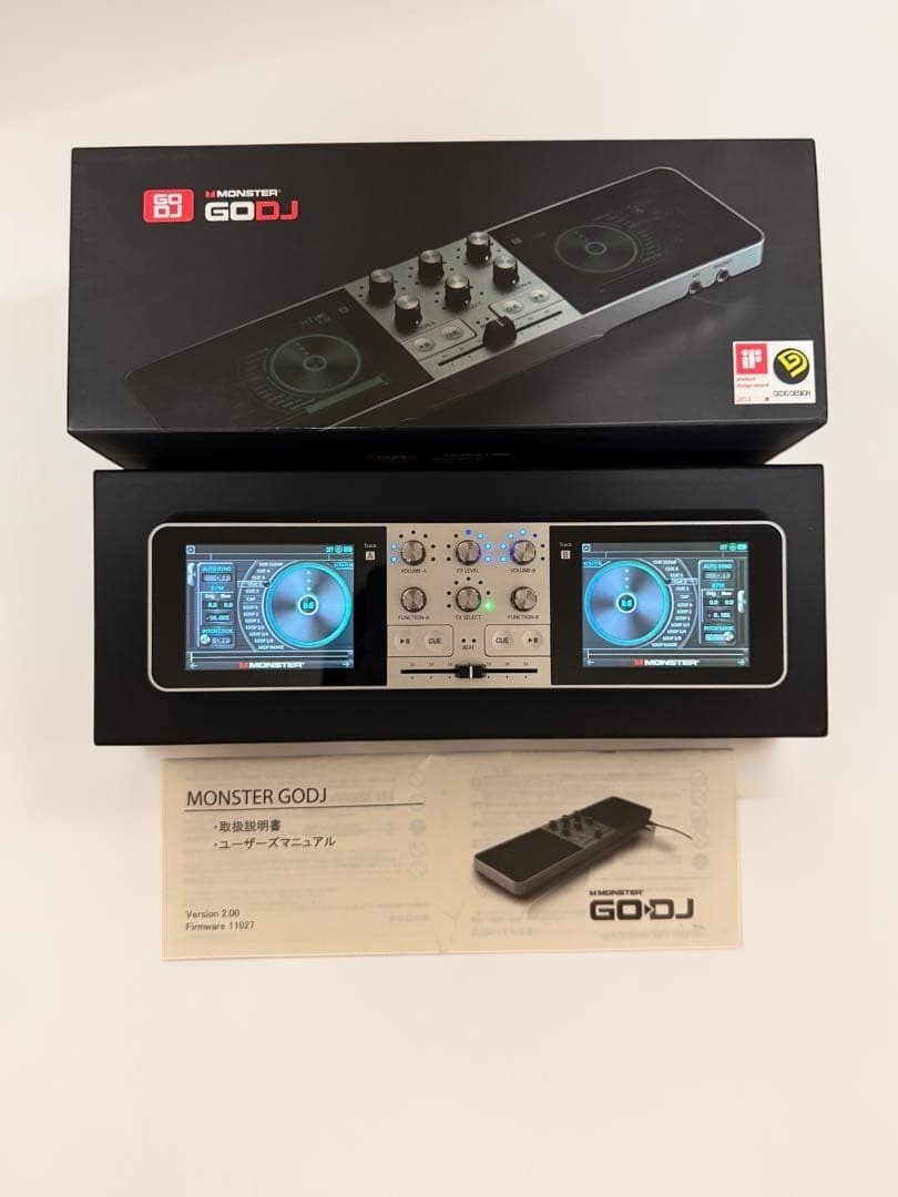 Monster GODJ Portable DJ System All-in-One Controller Tested Complete JP