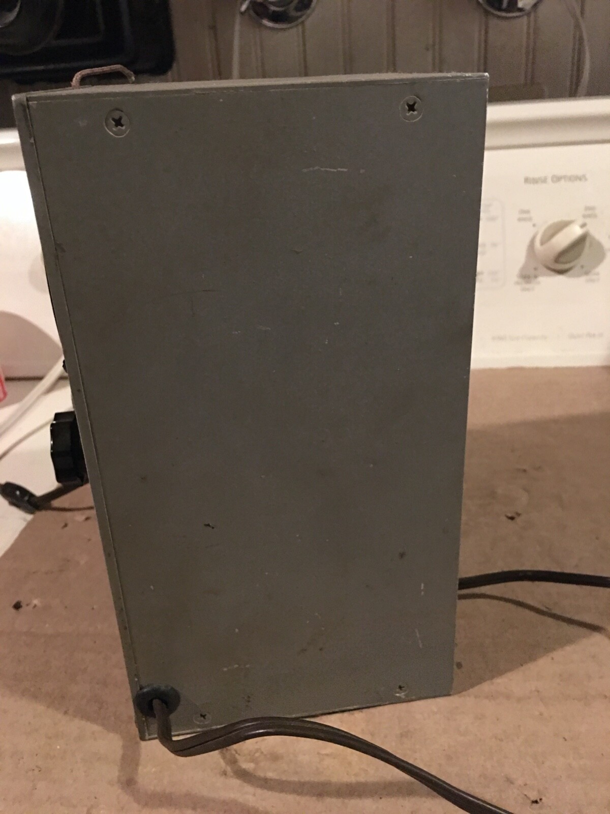 SIMPSON AC MILLI VOLTMETER in metal case , used