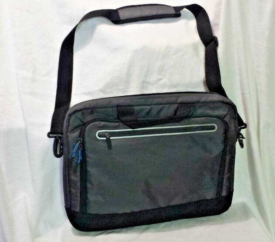 Dell XFJPM Urban Briefcase Laptop Notebook Carrying Bag Black Gray Padded 15"
