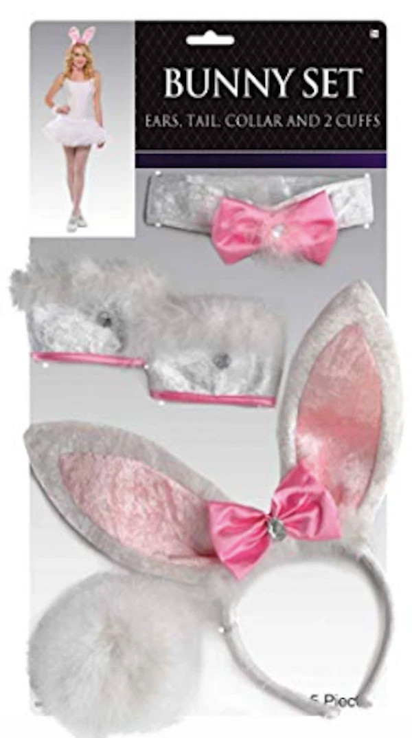 Amscan Sexy Bunny Accessory Kit One Size, Multicolor