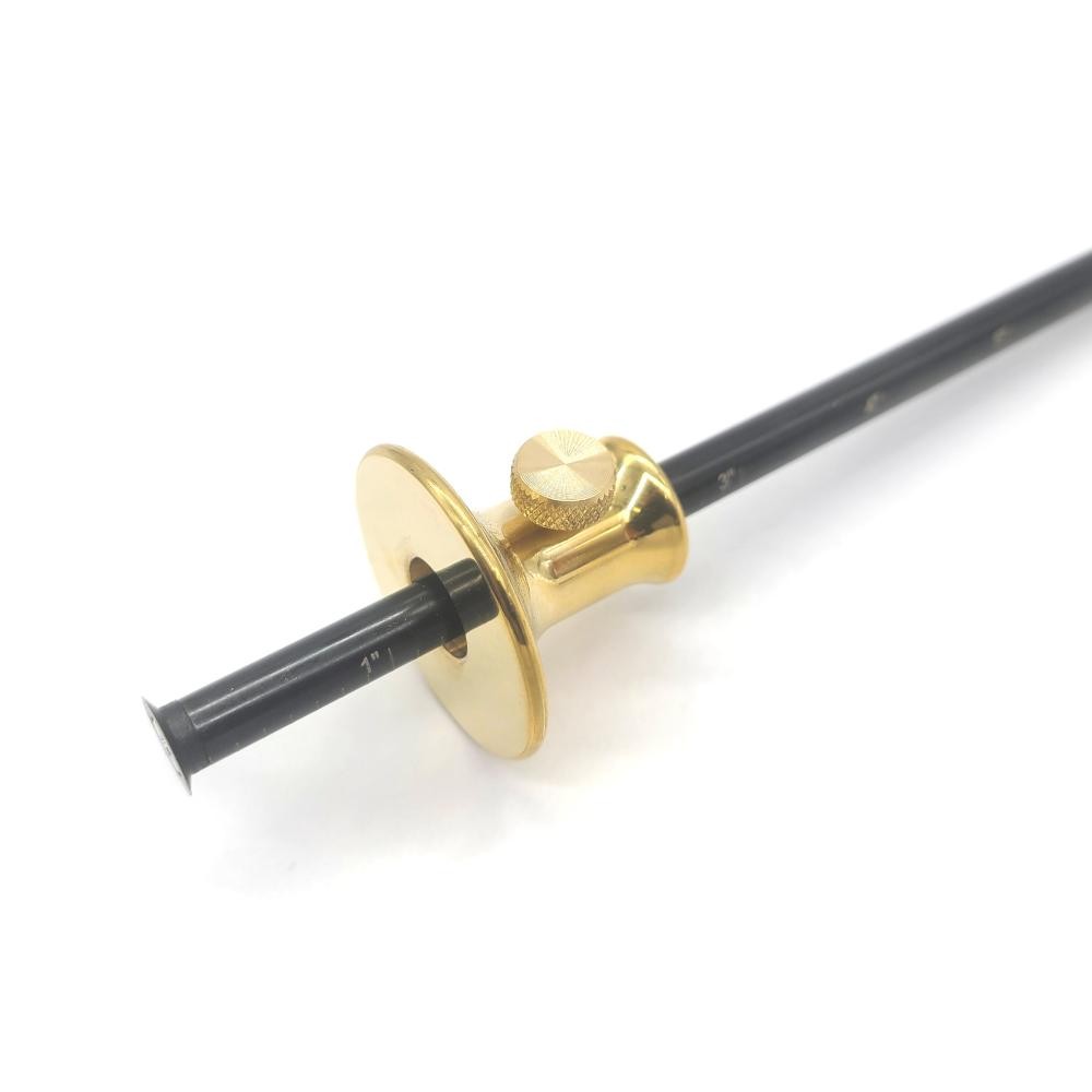 Taytools Solid Brass Easy Read Wheel Marking Cutting Gauge with 2 Extra Cutters