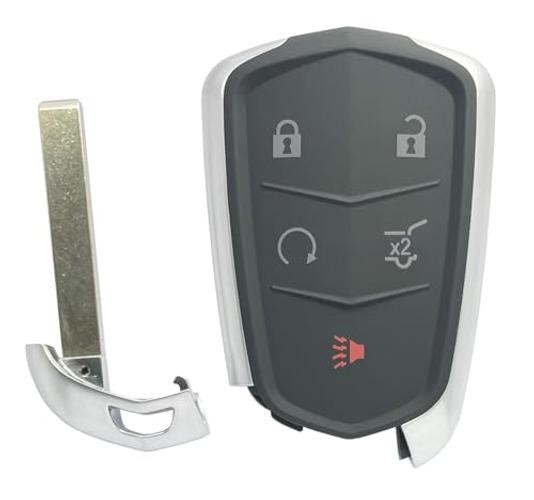 Smart Key Fob Shell Case Replacement Fits for Cadillac XT5 2017 5 Buttons b