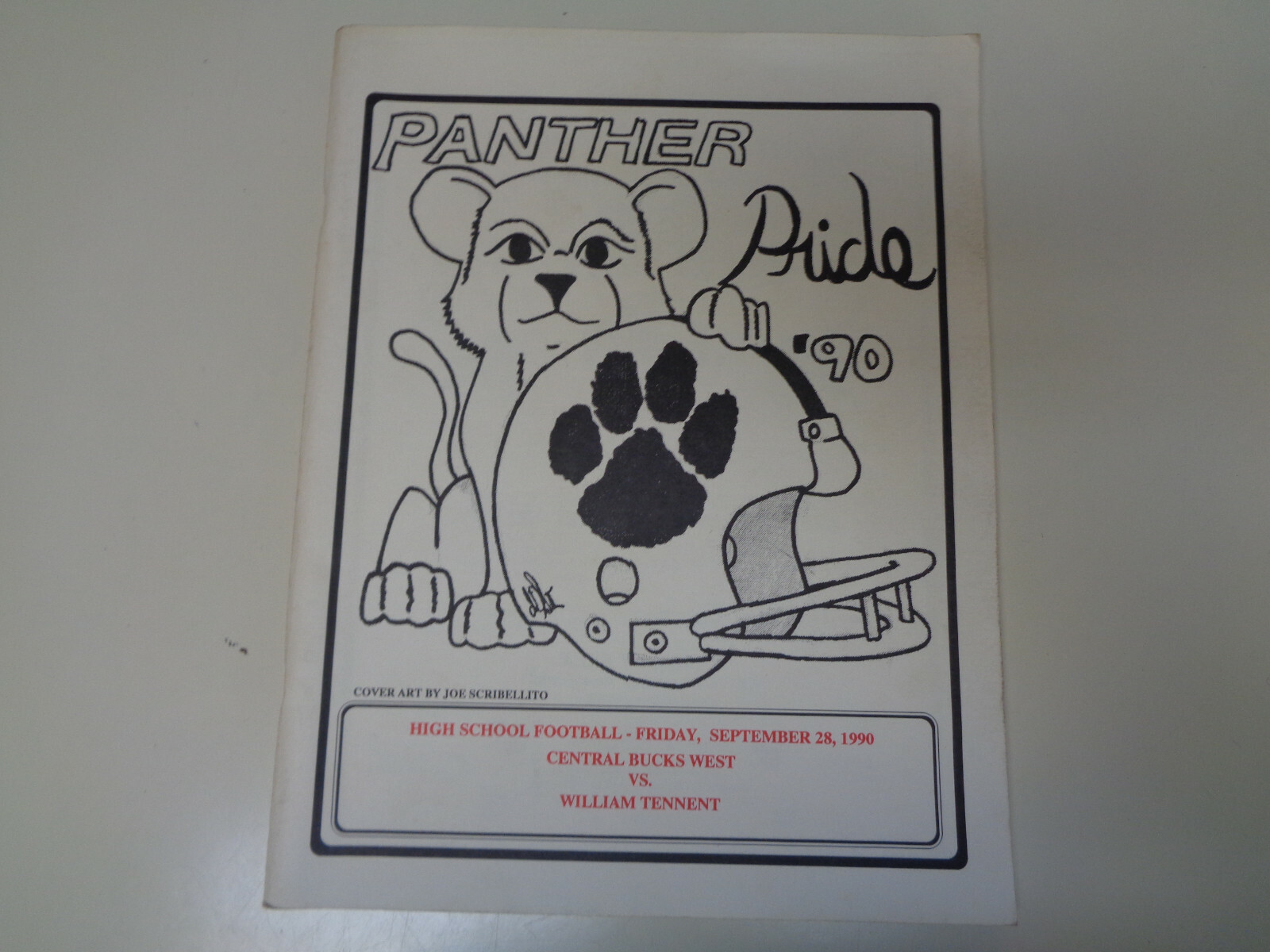 Central Bucks West vs William Tennet High School Football Program 1990