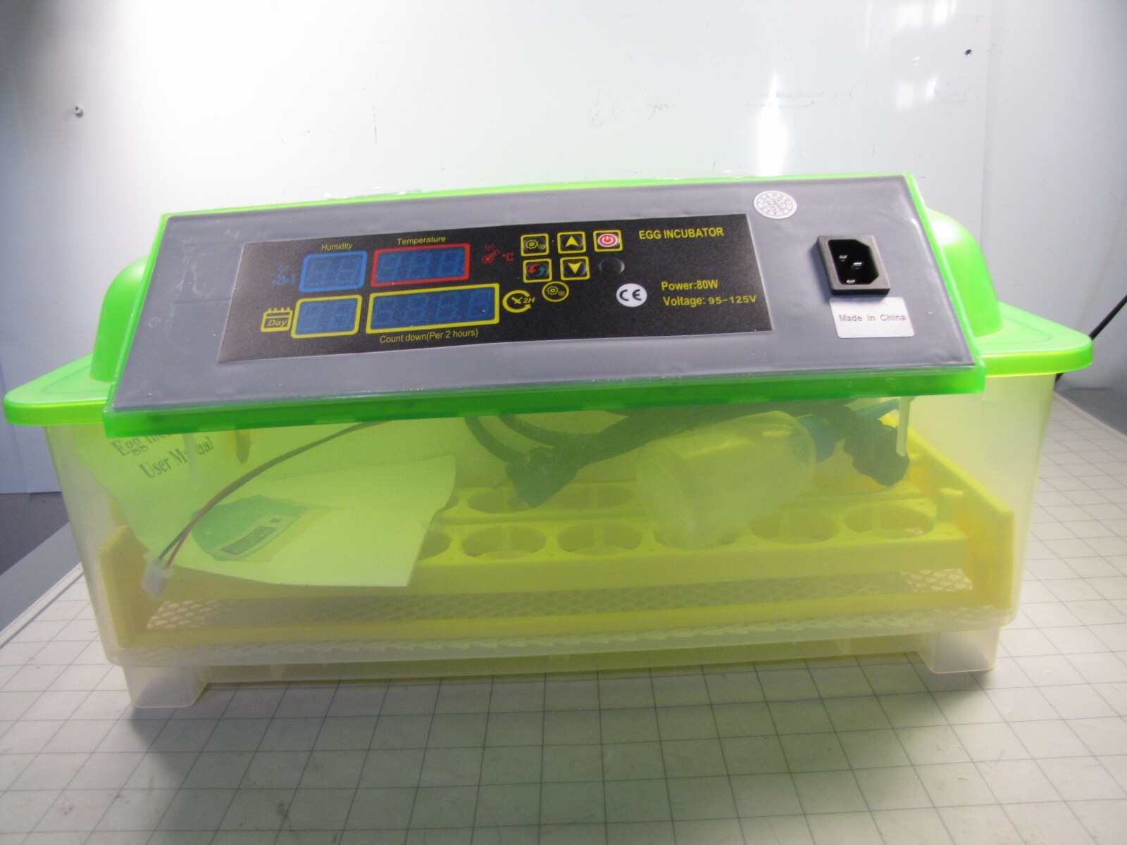 56-Egg Digital Incubator Humidity & Temperature Control Automatic Turning NEW