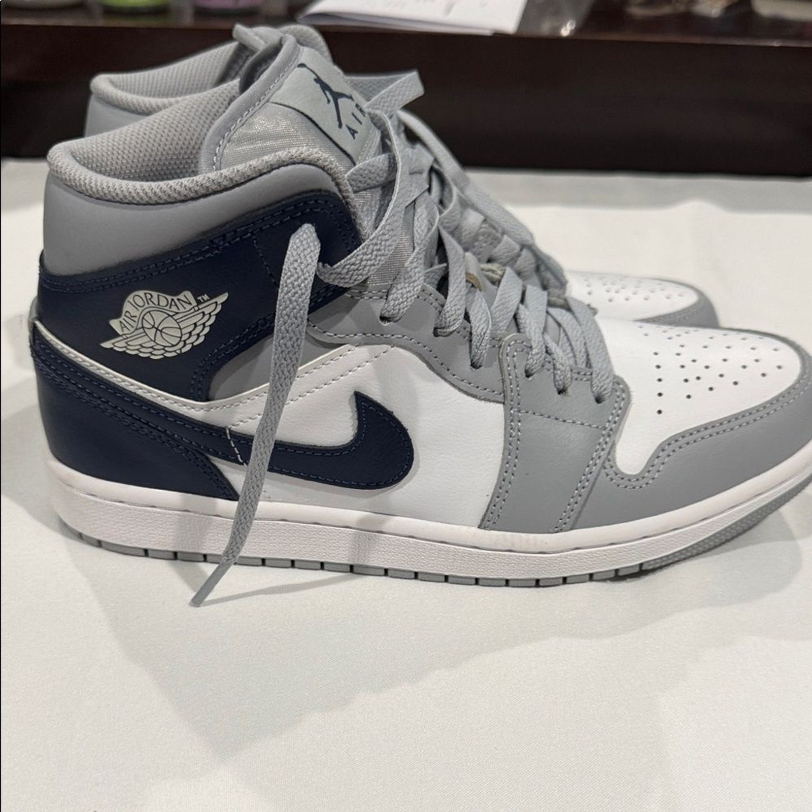 Nike Men's Gray and White Sneakers