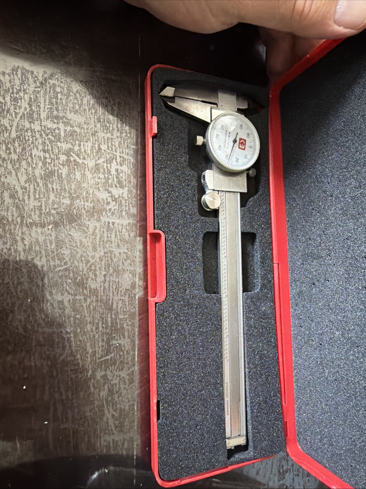 Chicago Brand 6" Premium Stainless Steel Dial Caliper (Pn 50004) With Case
