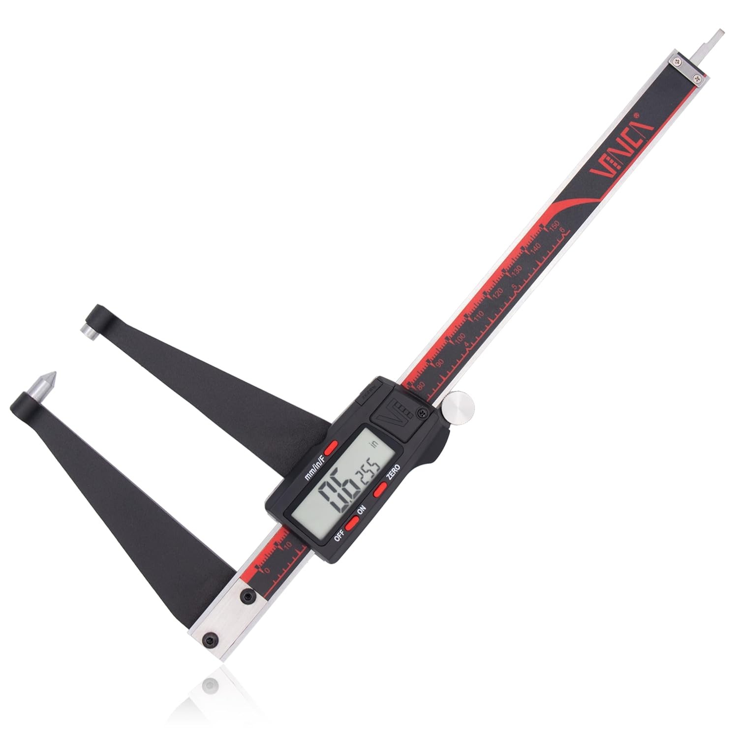 VINCA Digital Rotor Gauge, DRGA-0605 0-6 Inch/150mm, Inch/Metric/Fraction...