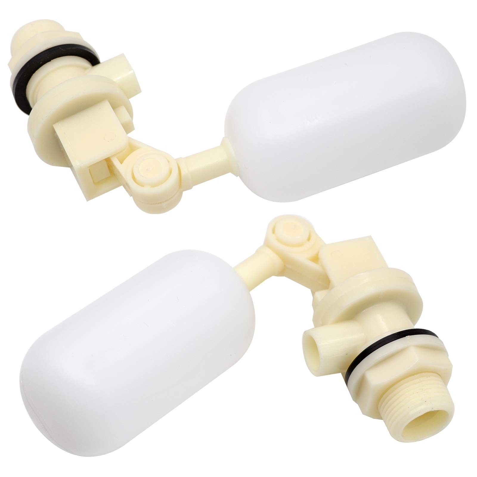 Float Valve 3/4 Inch,2 Pack Water Float Ball Valve with Adjustable Arm and Fi...