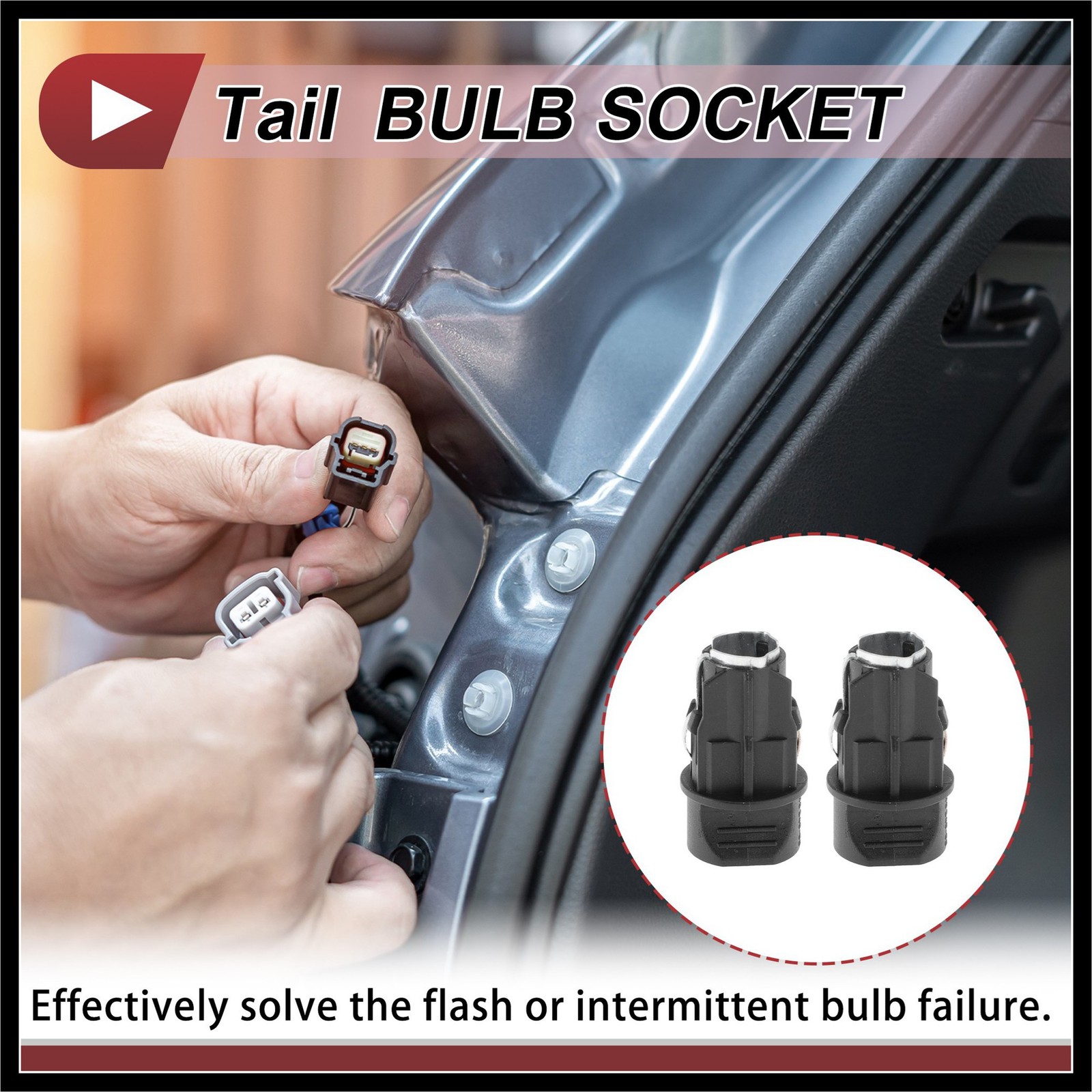 Tail Light Socket for BMW 3 SERIES SEDAN VERSION No.63117407330