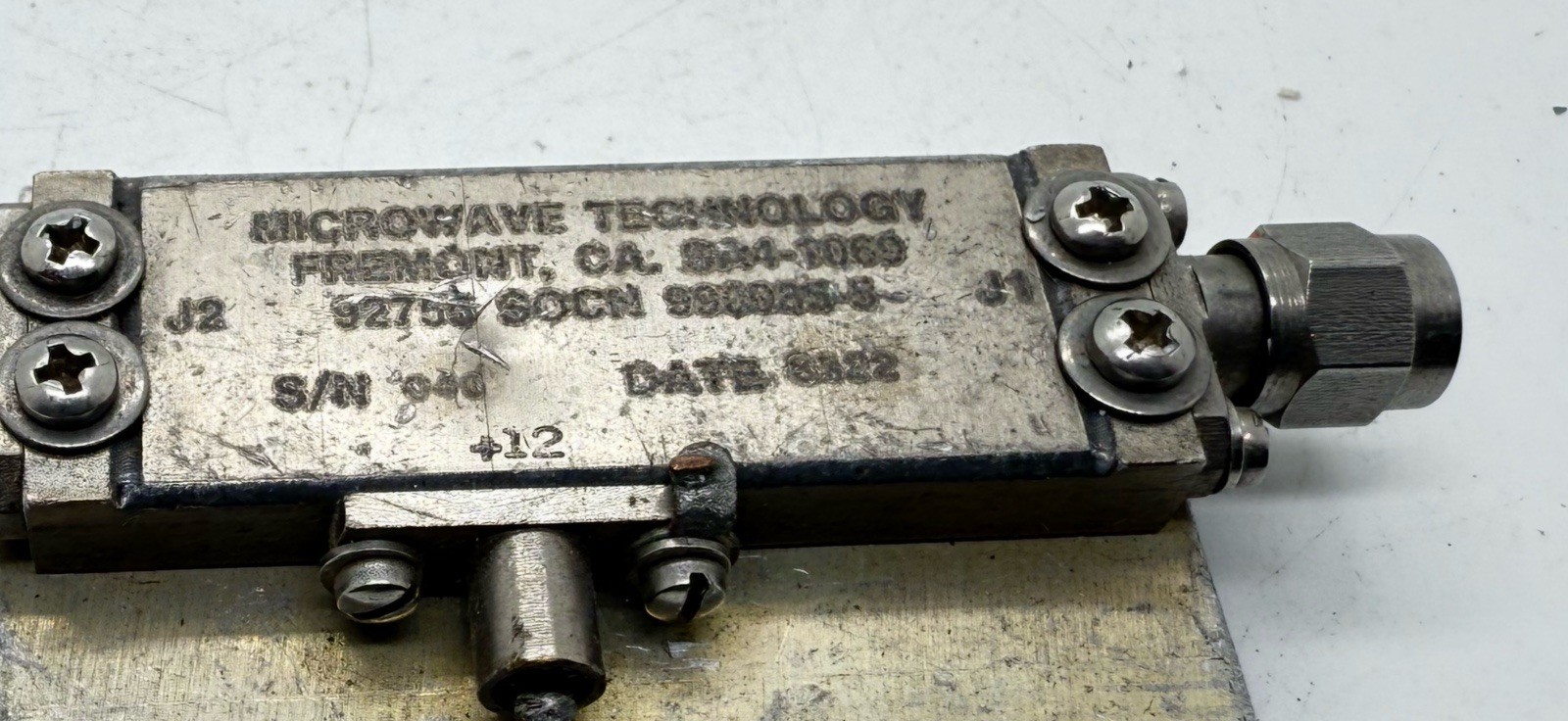 Microwave Technology RF Amplifier Module SMA