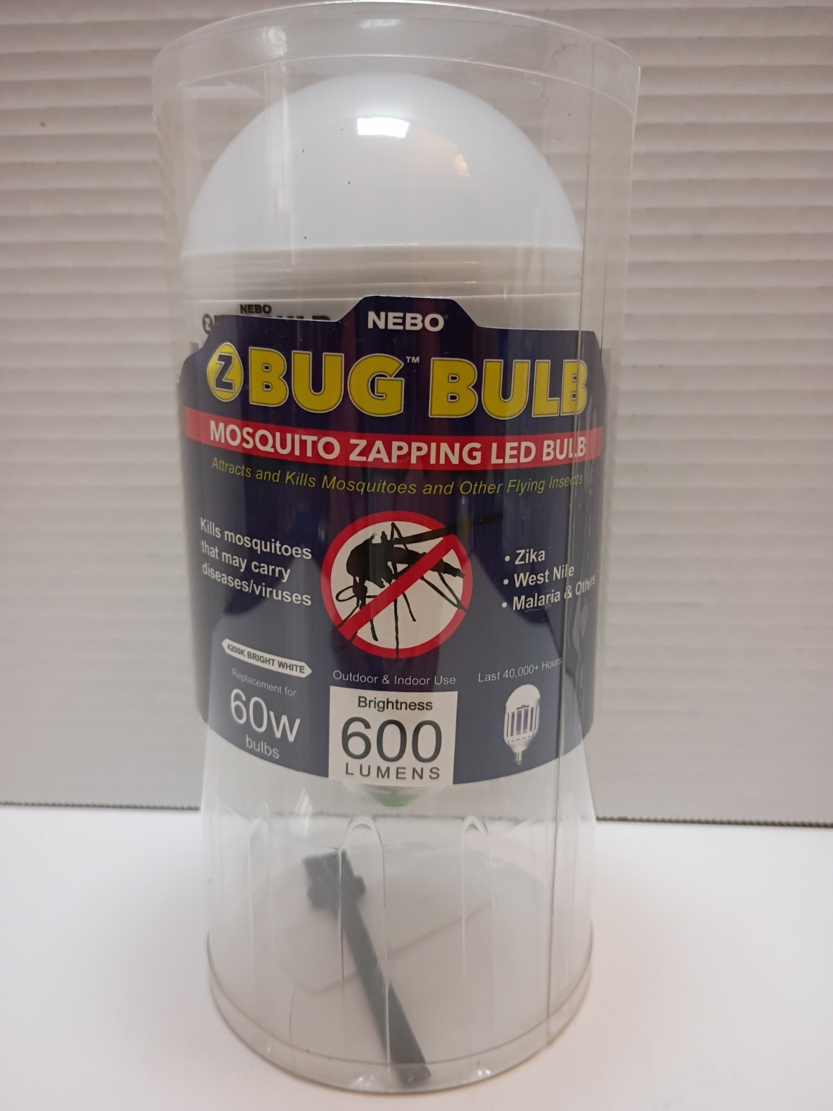 Nebo Z Bug Bulb  Indoor/Outdoor Mosquito Zapping Led Bulb  (645397930990)