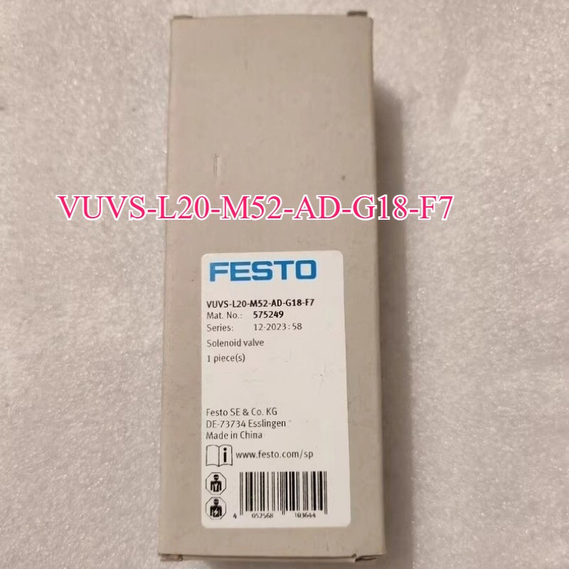 One New for Festo VUVS-L20-M52-AD-G18-F7 Solenoid Valve 575249 Fast Shipping