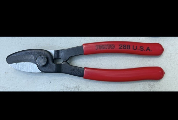 Stanley  Proto 288 7½″ Precision Ground Blade Cable Cutter ~T494 Barely Used