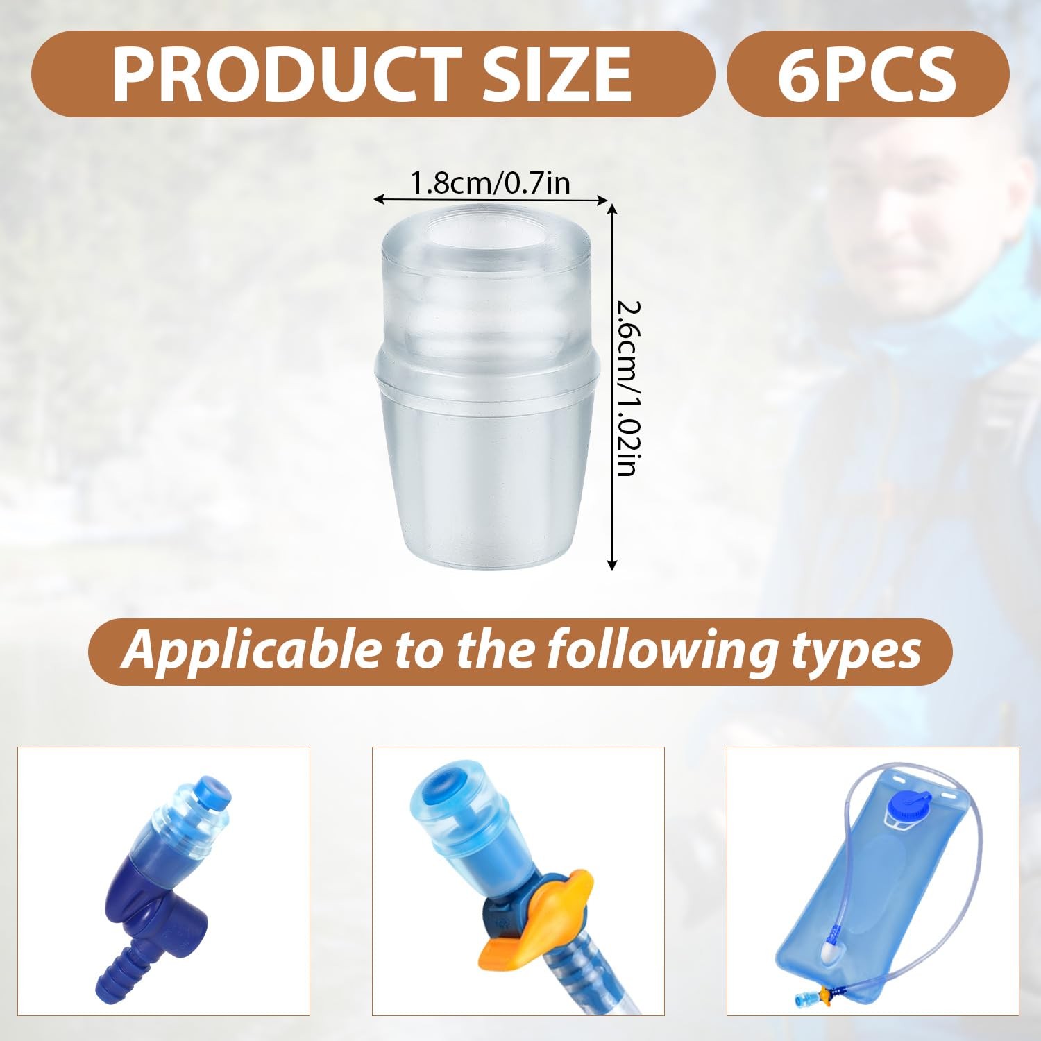 Osprey Hydration Pack Bite Valve Replacement Sheath Sil Valve Protector Cover