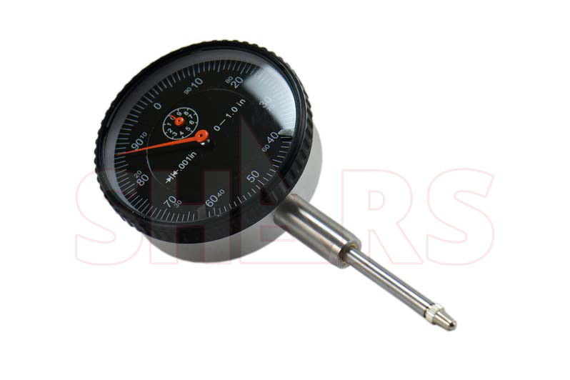 1" HIGH PRECISION DIAL INDICATOR .001" AGD 2 GRADUATION LUG BACK BLACK NEW !]