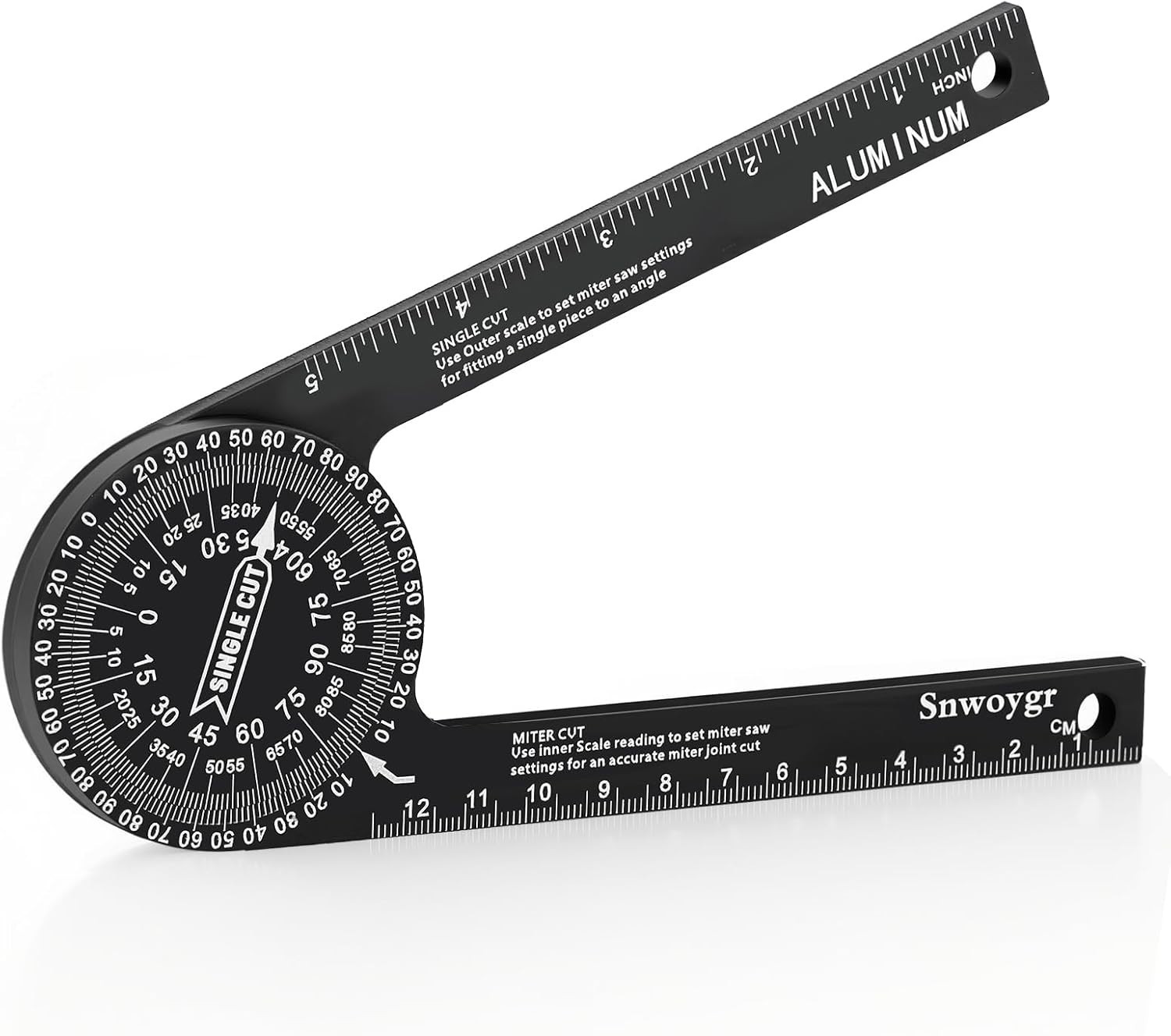 Transportador De Aluminio 360 Buscador De Angulos Para Crown Molding Carpinteri
