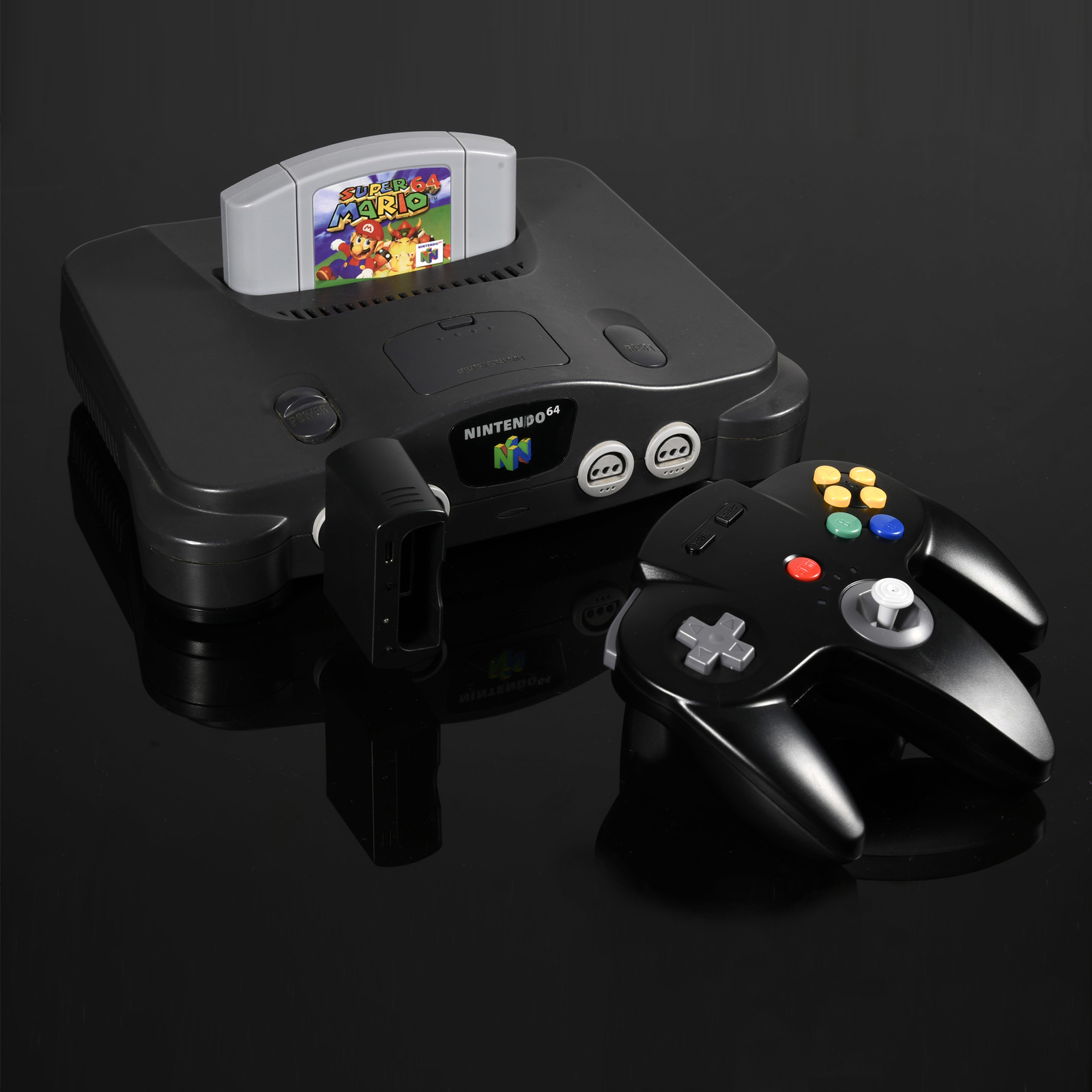 Wireless N64 Controller for N64/ Nintendo Switch PC Mac Win w/ USB& N64 Receiver