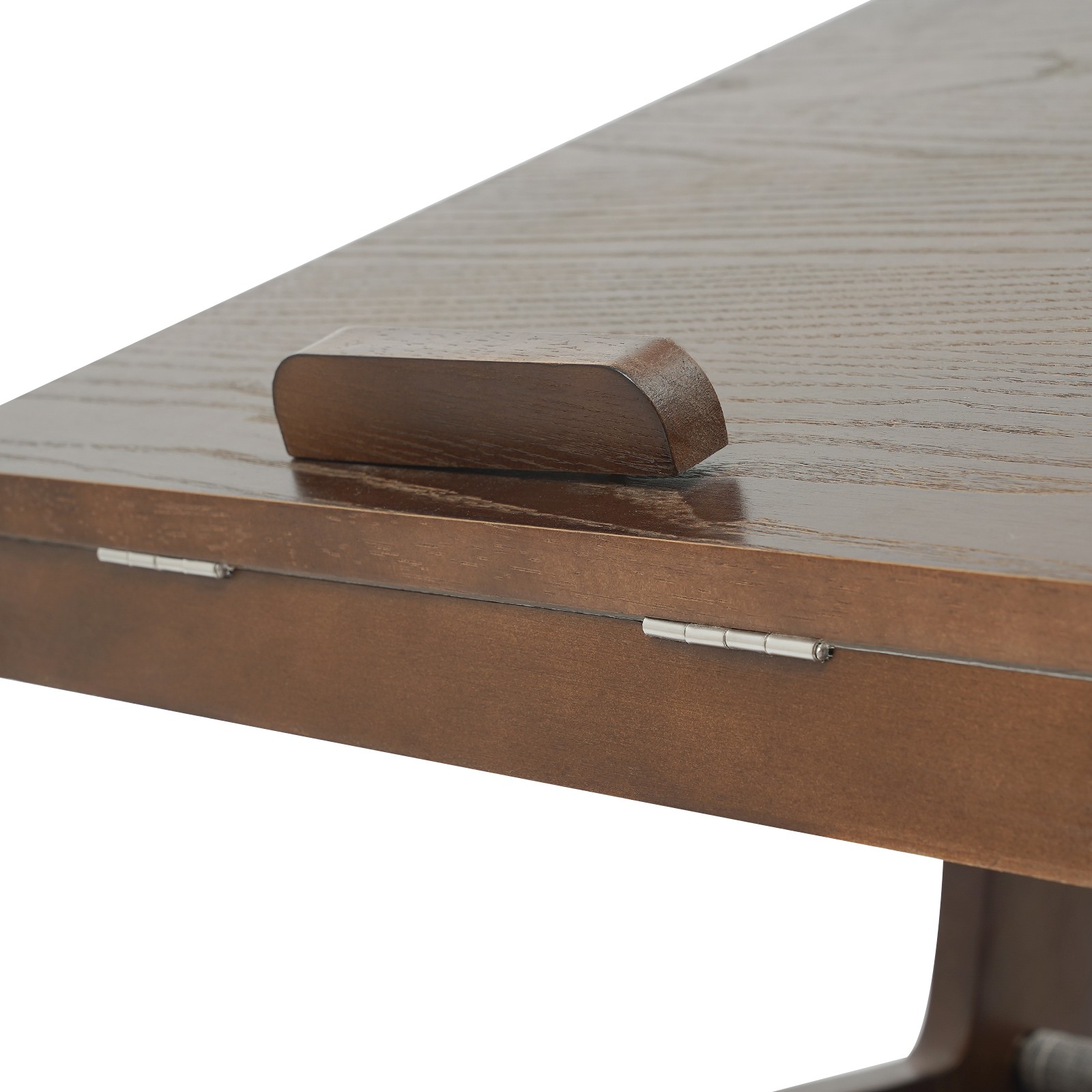 C-Shaped End Table 4-Tier Wooden Side Table Laptop Tray Coffee Table Couch Table