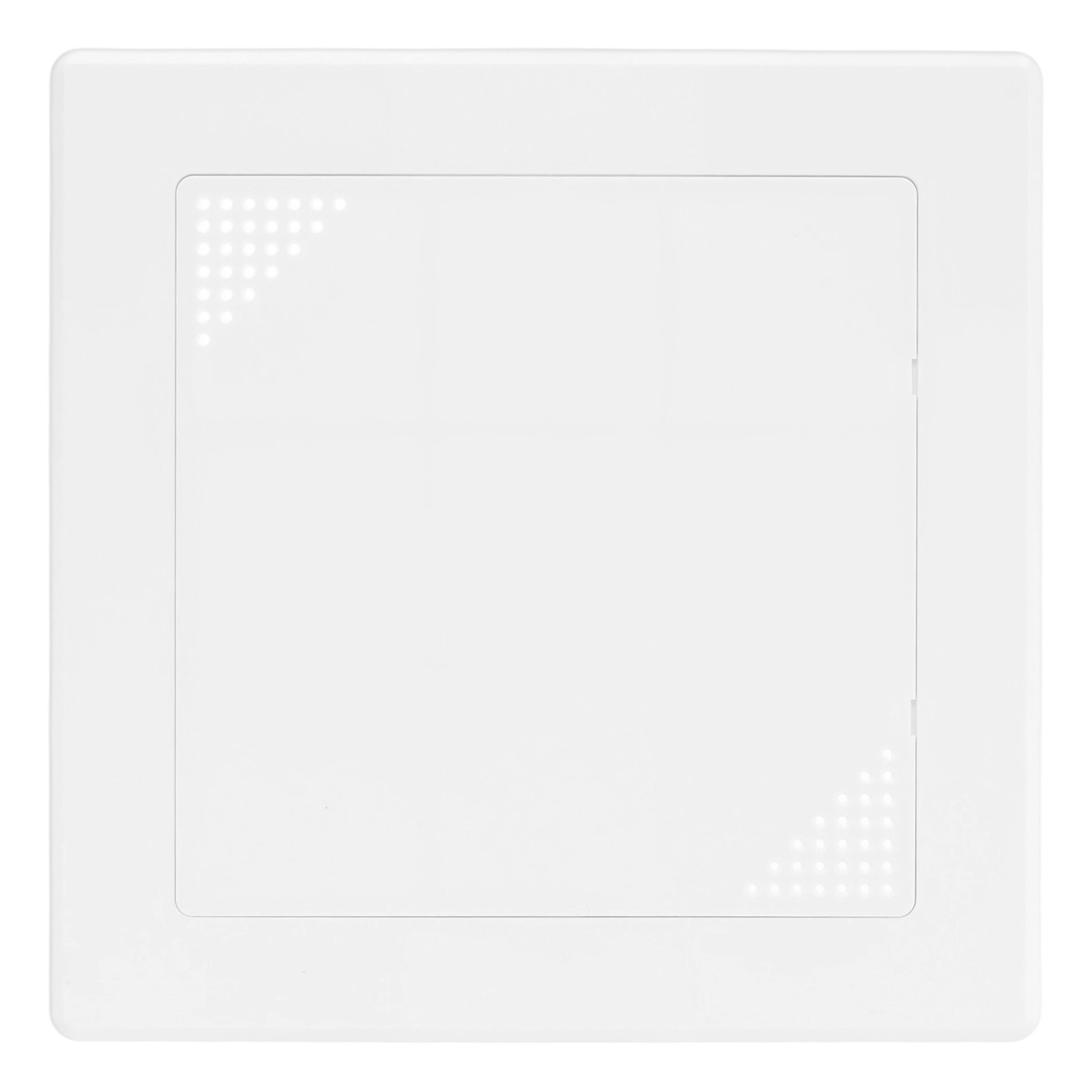 1-Pack Access Panel for Drywall, 6x6" Plastic Removable [White, Vented Square]