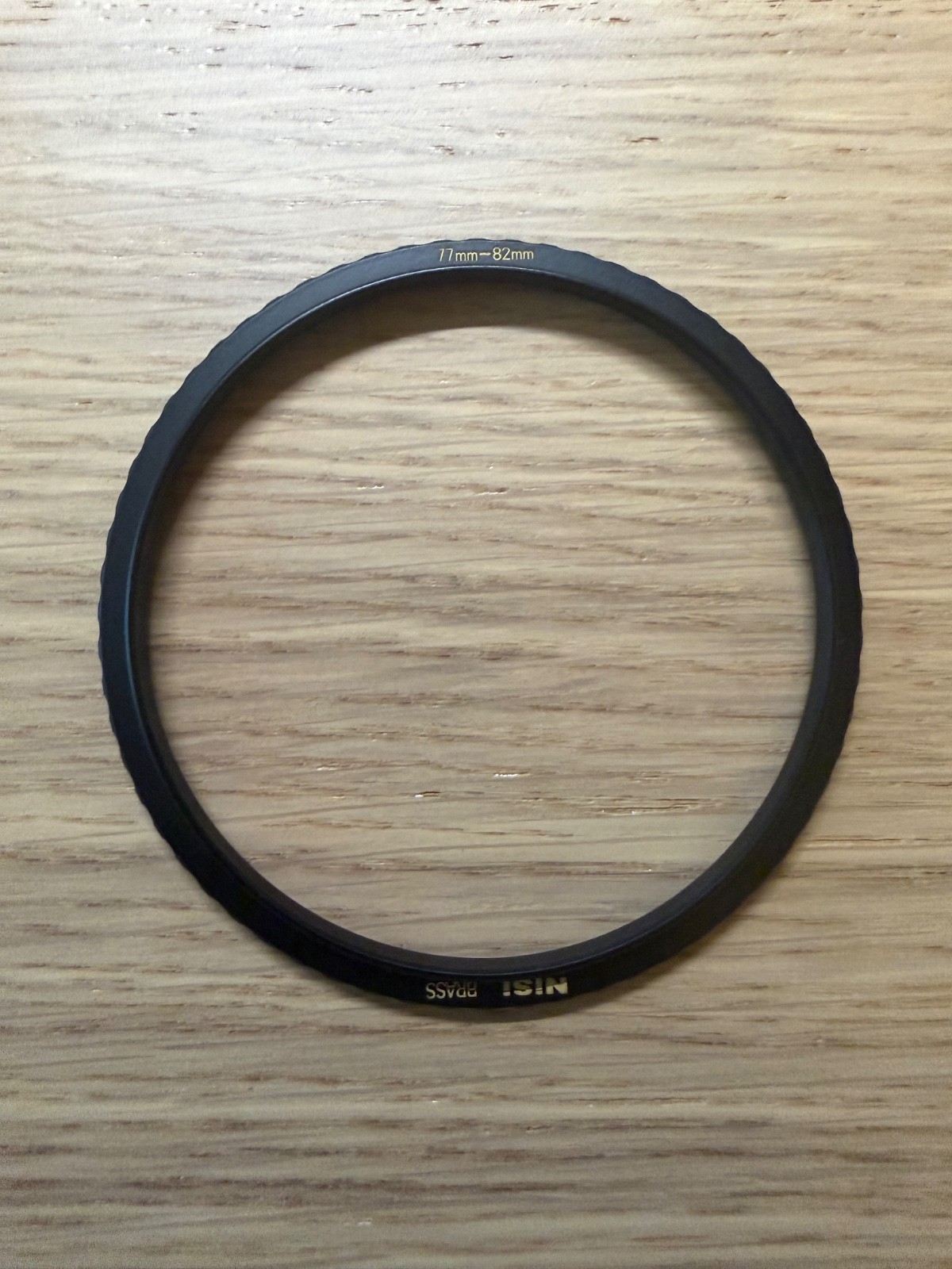 NiSi Brass Pro 77mm to 82mm Step-Up Ring