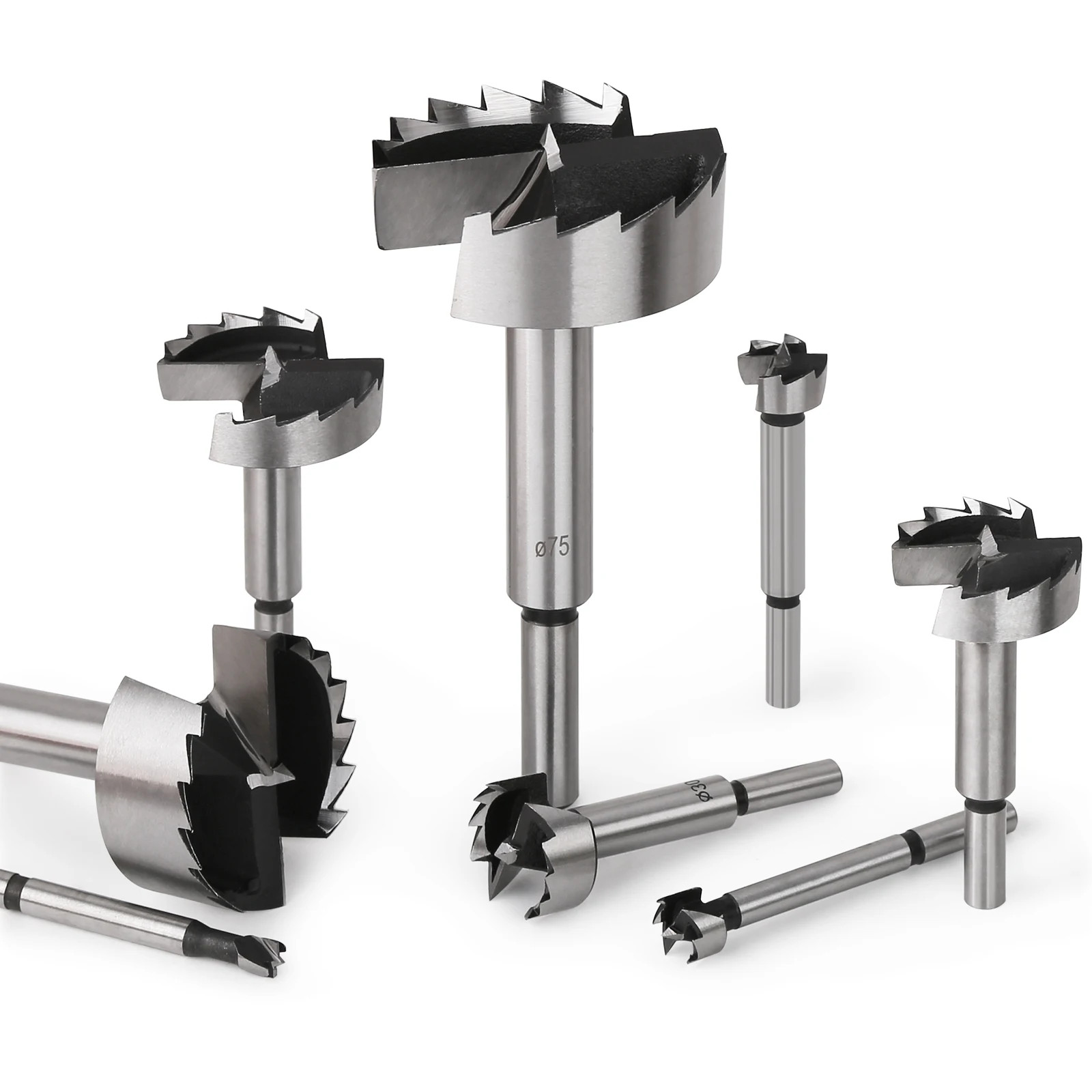 1Pc 6Mm-100Mm Forstner Woodworking Tools Hole Saw Hinge Boring Drill Bits round
