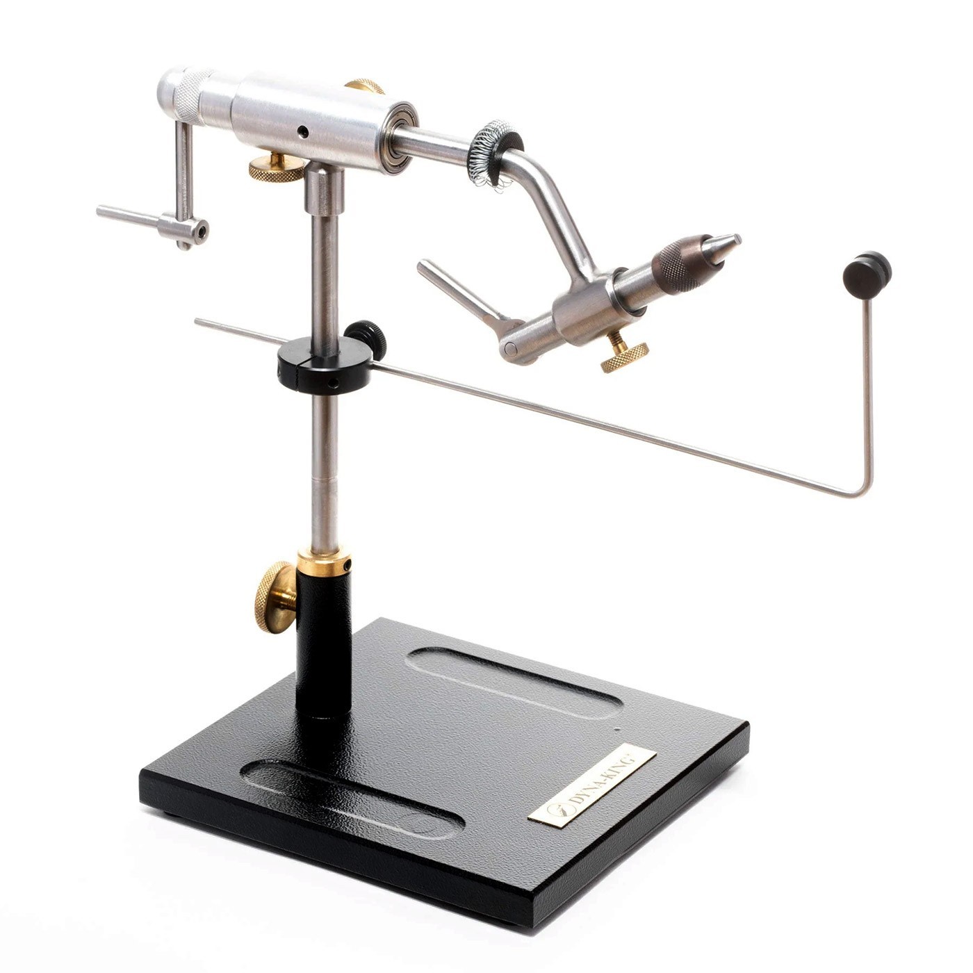 DYNA-KING BARRACUDA DELUXE - Rotary Fly Tying Vise with Pedestal Base BRAND NEW!