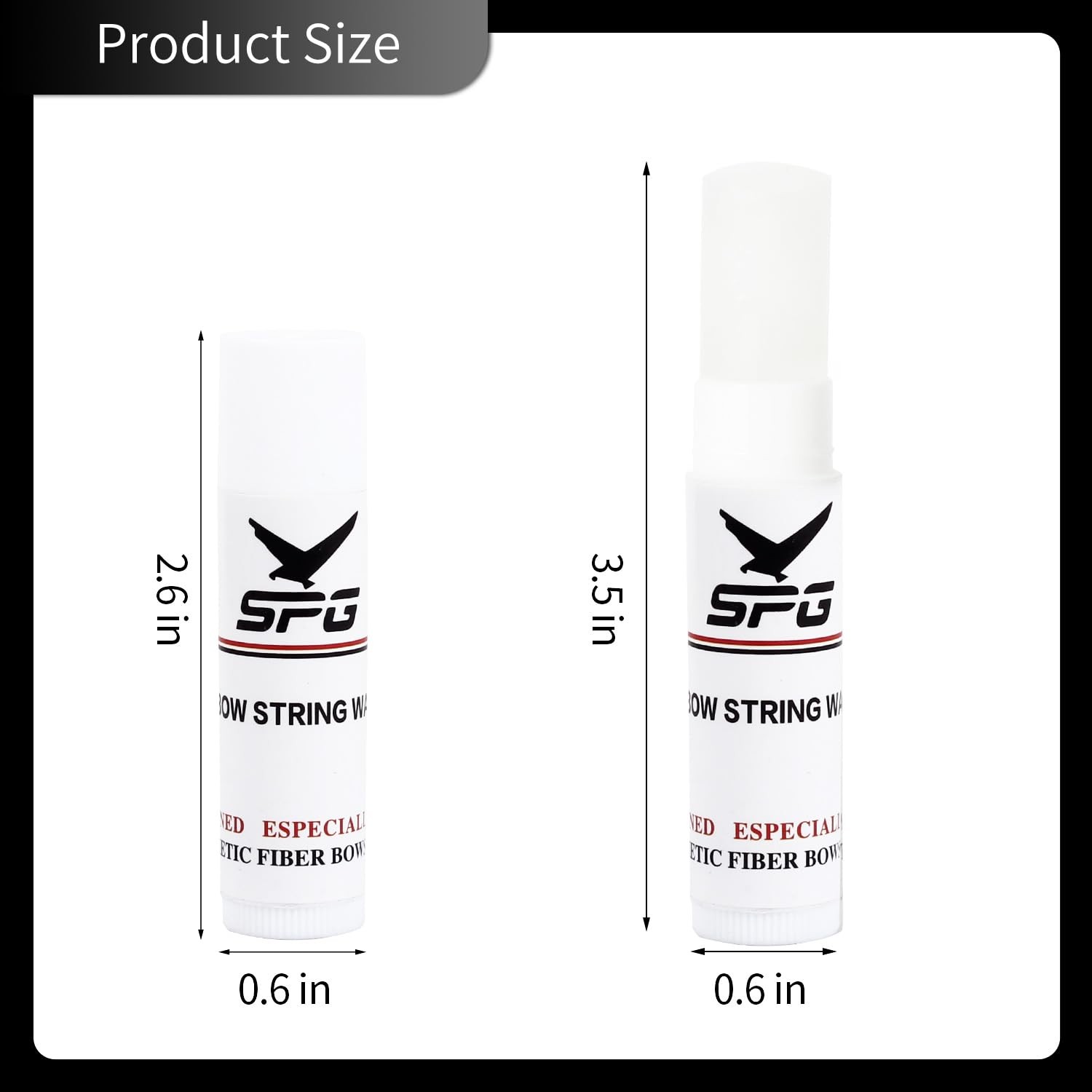 FENJANER Archery 6Pcs Bow String Wax, Protective Bowstring Waterproof Rail...