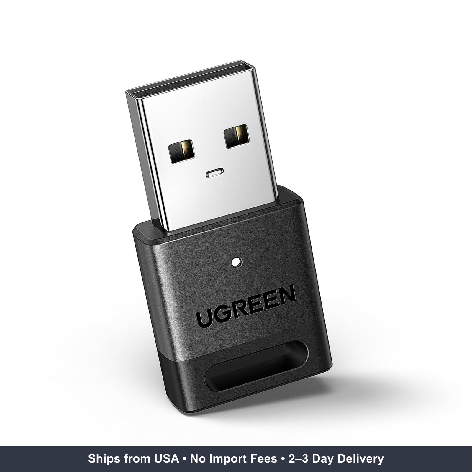 UGREEN USB Bluetooth 5.3 Adapter for PC, Plug & Play for Windows 11/10/8.1, Blue