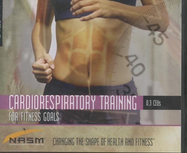 Cardiorespiratory Fitness Course PC CD-ROM learn health training weight loss etc