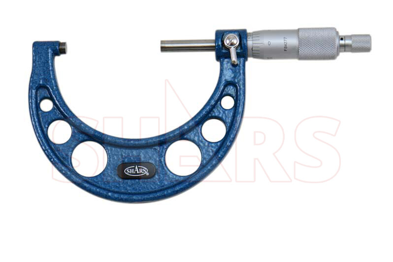 Shars 2-3" x 0.0001" Mechanical Solid Metal Frame Outside Micrometer New ^}