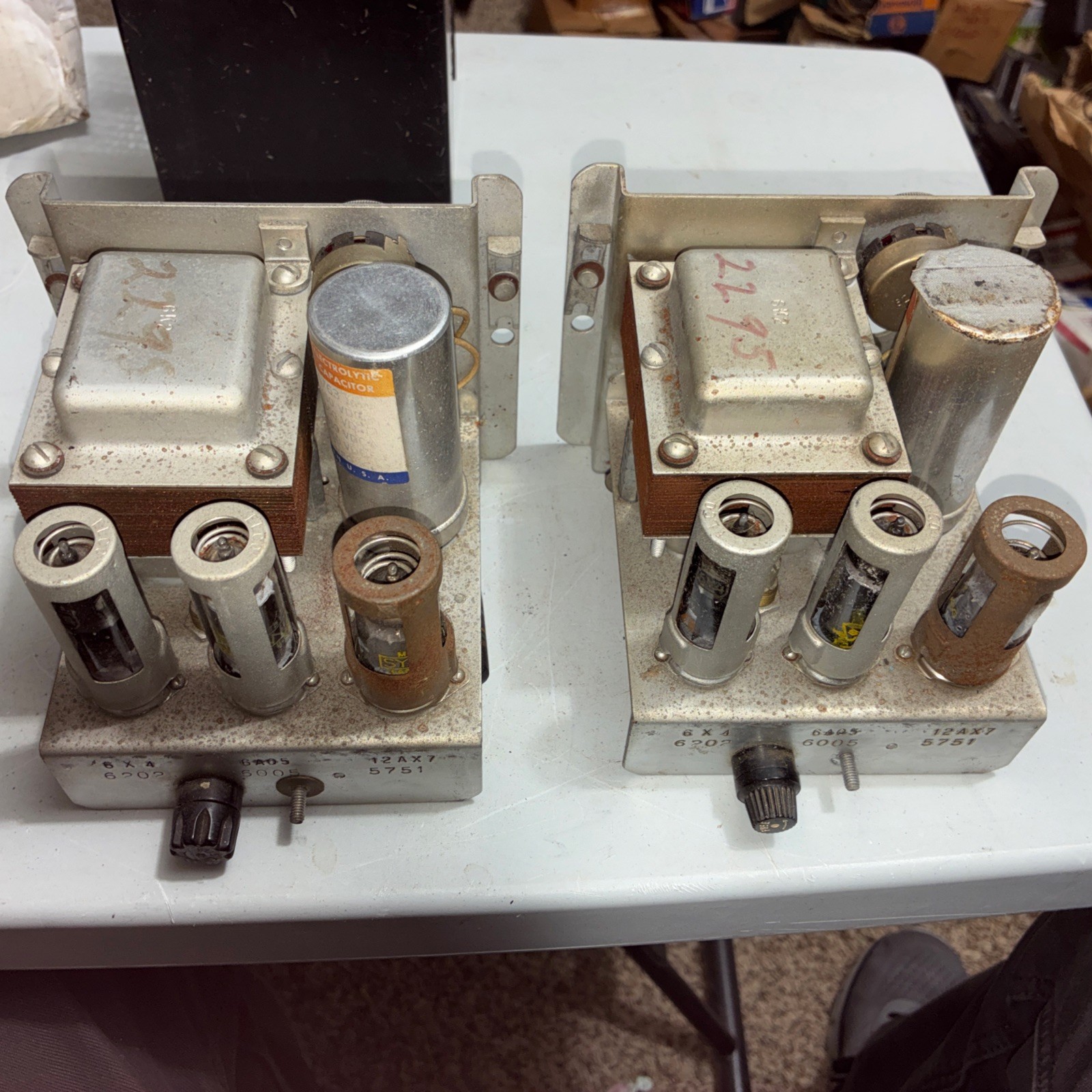 2- Hays Amplifiers Part D-202-9  Tube Type