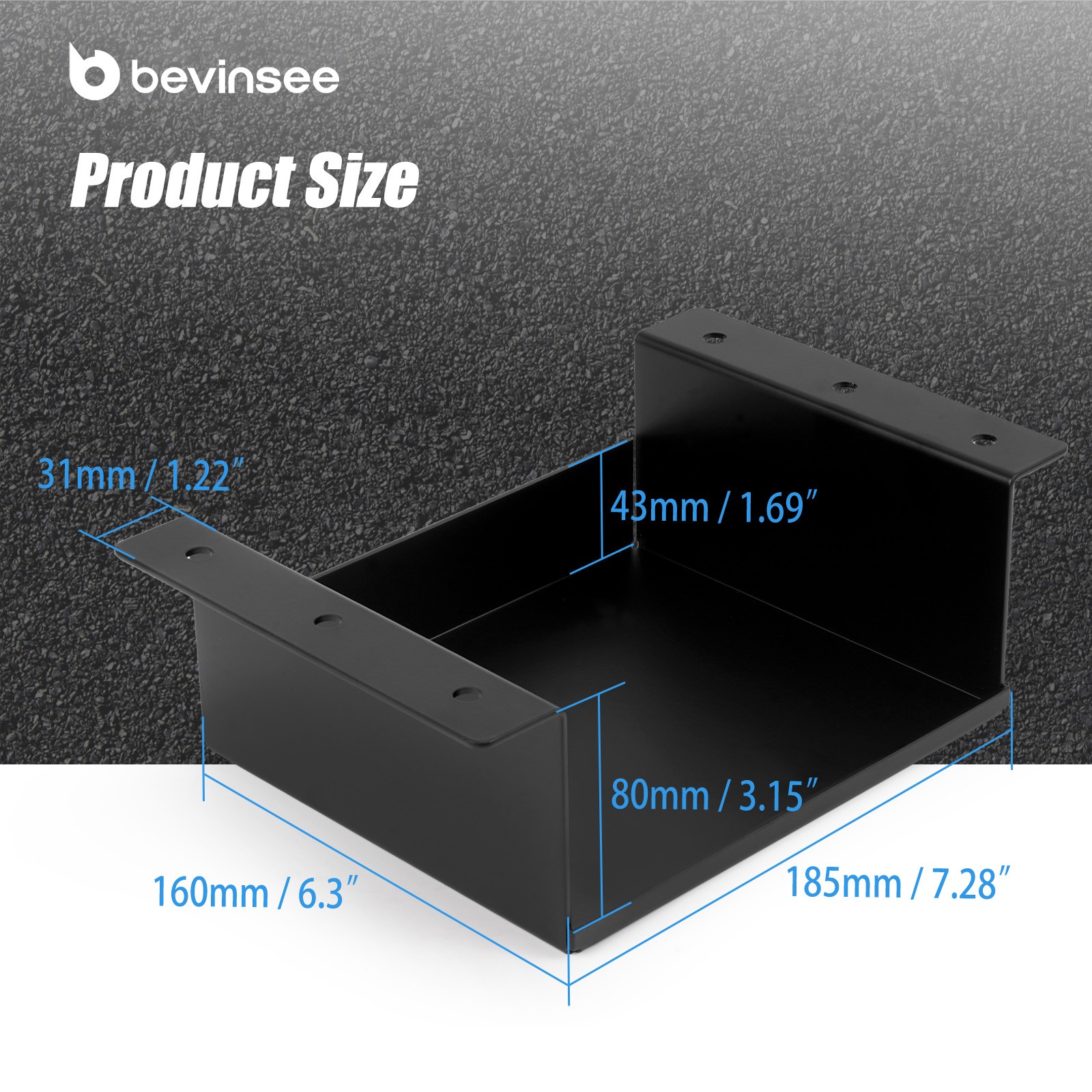 Battery Hold Down Tray Battery Box Relocation Mount Bracket For PC680 Odyssey