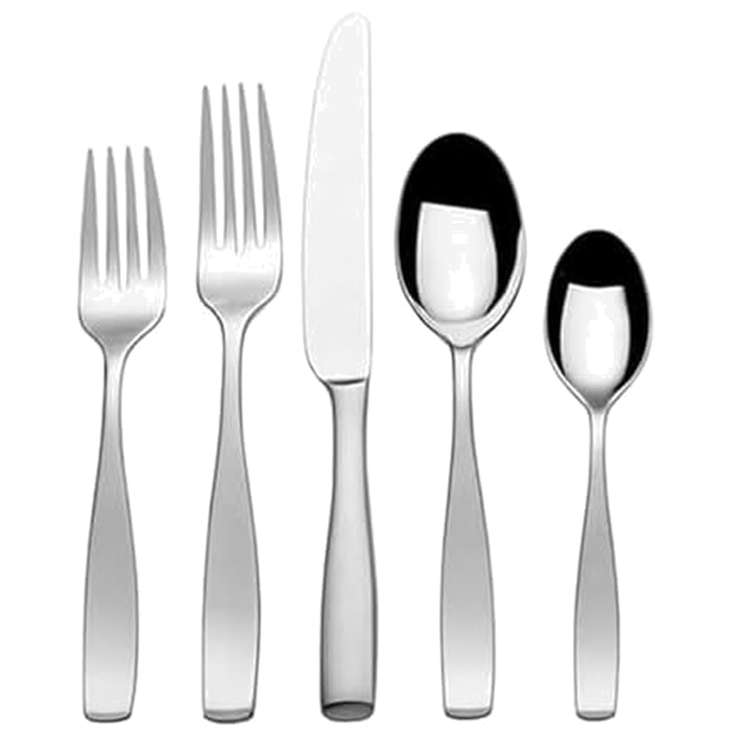 Elegant 65-Piece Satin Loft Stainless Steel Silverware Set for 12 - Easy Cleanup