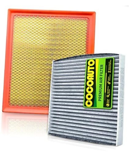 Engine & Cabin Air Filter Kit for Tundra 5.7L (2014-2021) & 4.6L (2014-2019),