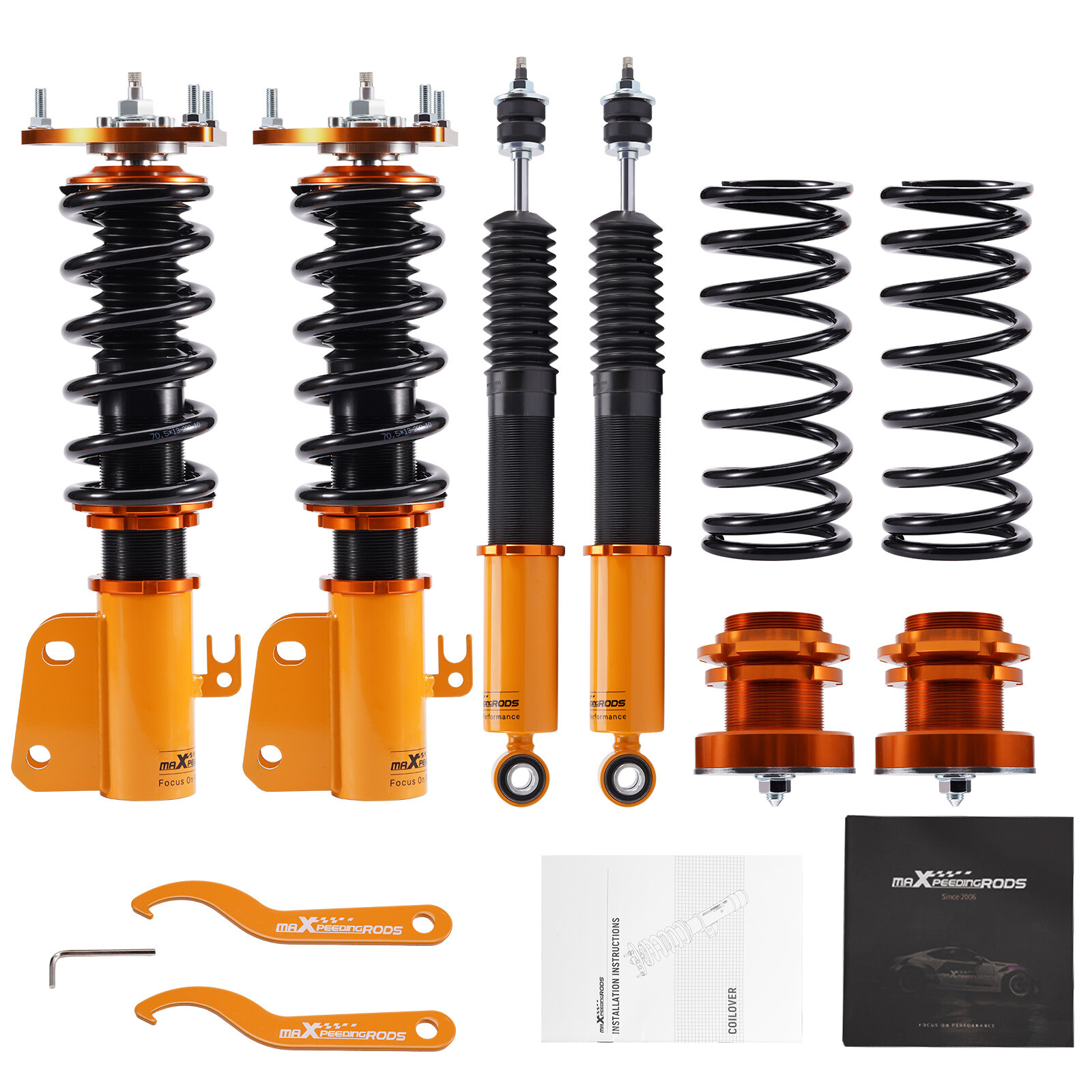 MaXpeedingrods 24 Way Damper Coilover Shock+Springs Kit For Scion XB 2004-2006