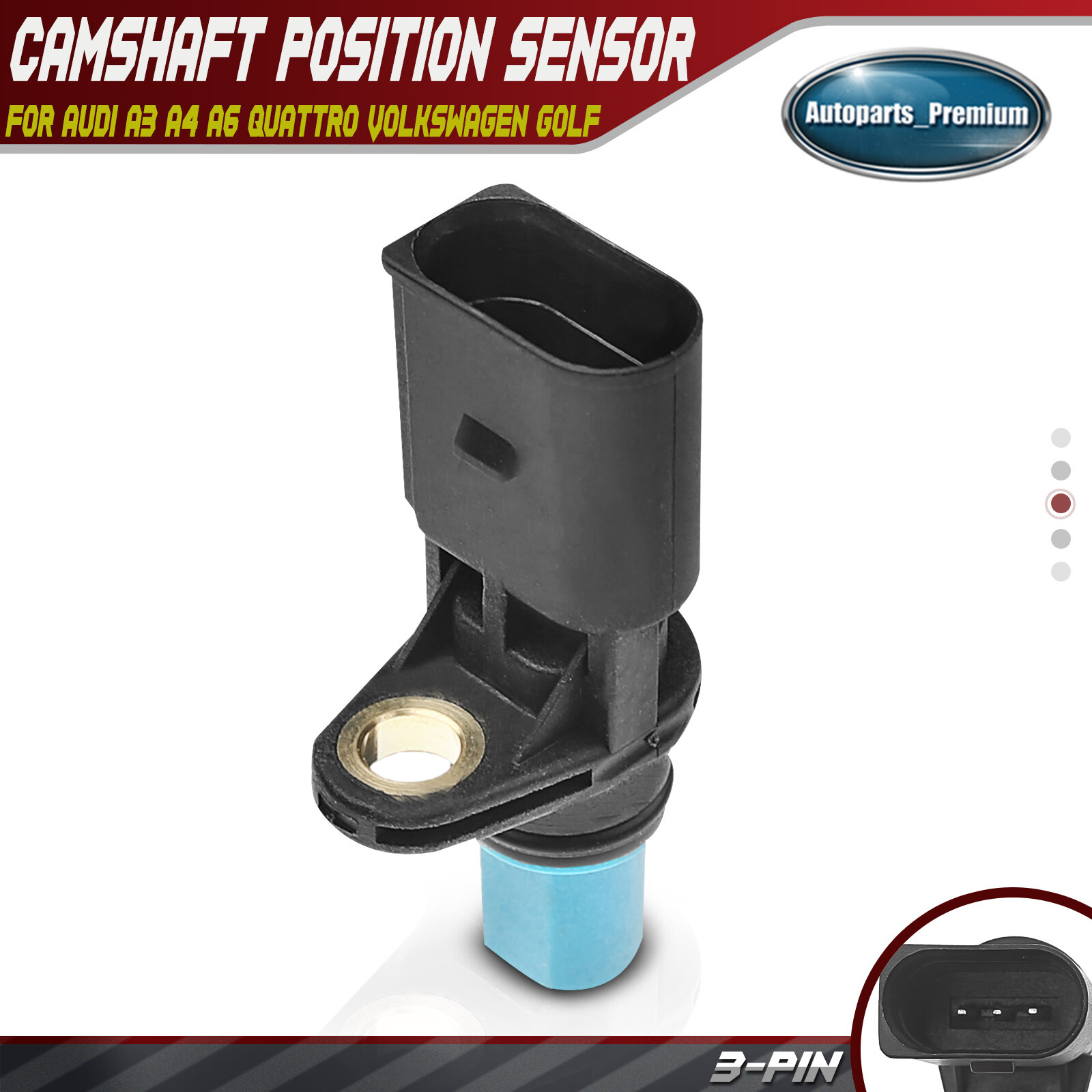 Camshaft Position Sensor for Audi A3 A4 A6 Quattro Volkswagen Jetta Passat Golf