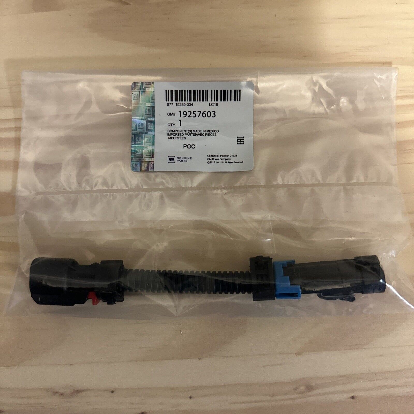 Evaporative Emission Canister Valve Solenoid Jumper Replaces 19257603 GM Harness