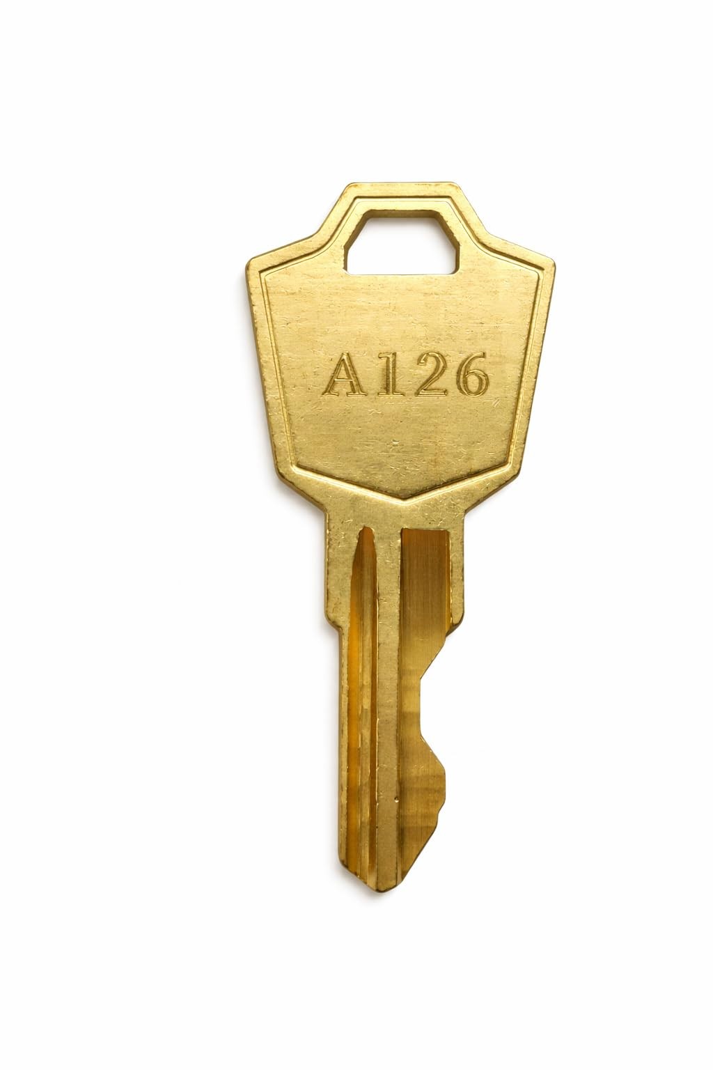 A126 Replacement Keys (6 Pack) for Fire Alarm Remote Panels and Linear Brass