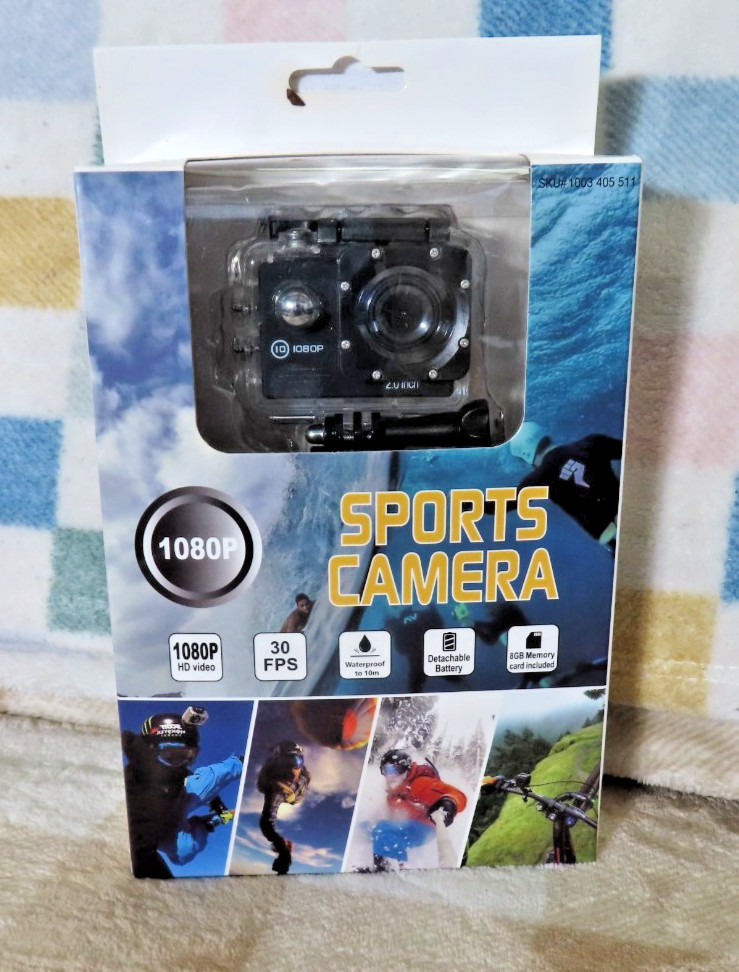 New Waterproof Sports Camera 1080P made for Home Depot 1003 405 511