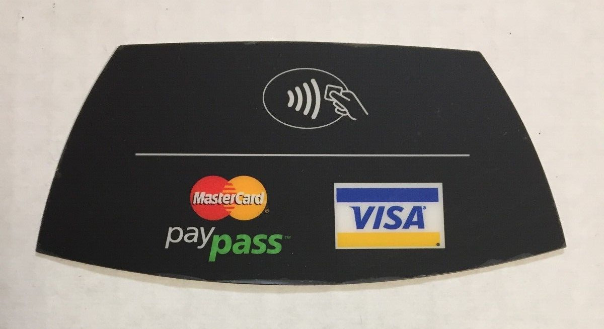 VIVOtech VivoPay 4500 4800 4500M 4000 Visa MasterCard Decal Sticker