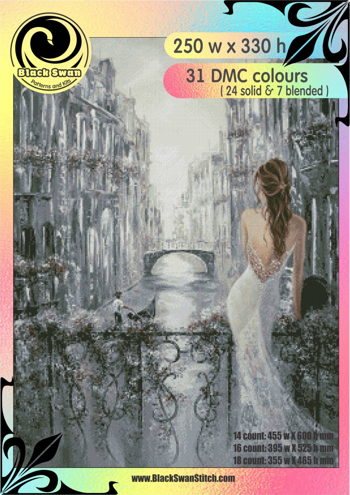 Lady In Venice 792 Chart Counted Cross Stitch Pattern Needlework