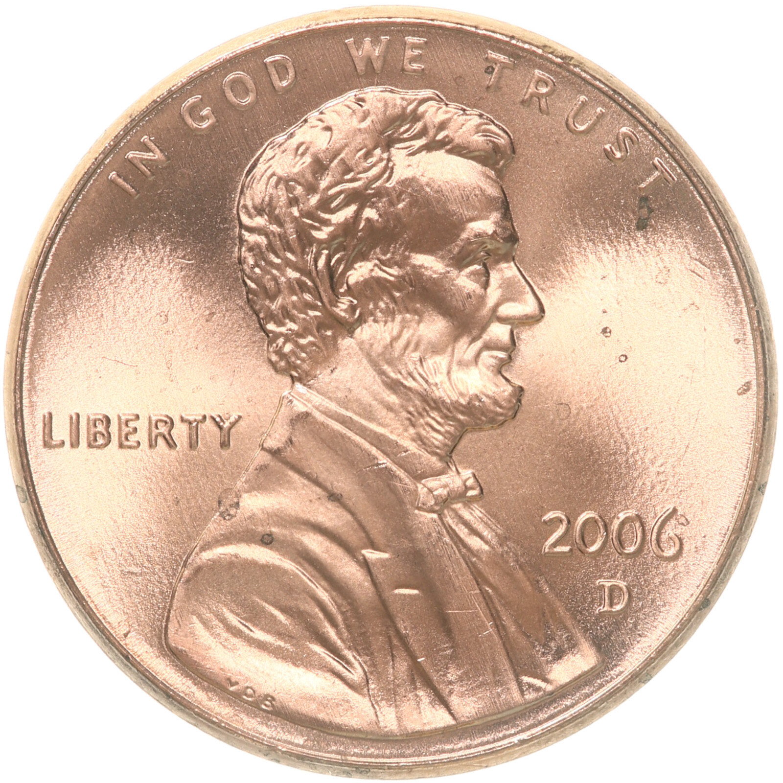 2006 D Lincoln Memorial Cent BU Penny US Coin