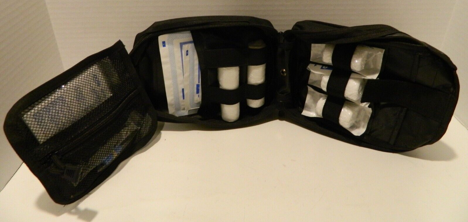 First Aid Kit Gauze, Bandages, Alcohol Pads, Camping, Biking, Hunting