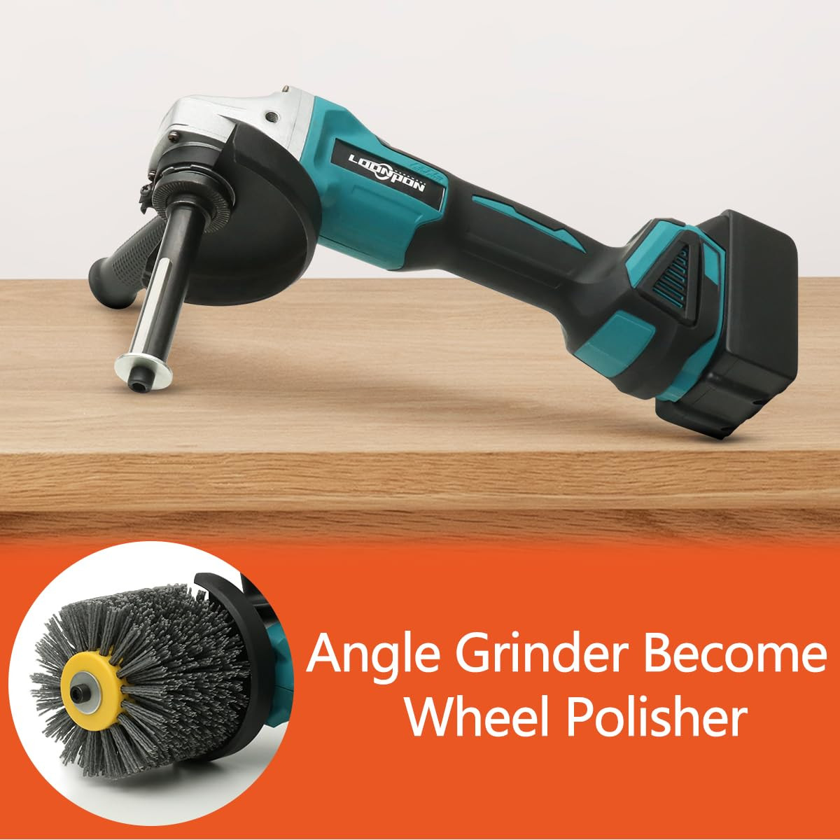 Burnishing Polishing Machine and Attachment for Angle Grinder | Angle Grinder Ac