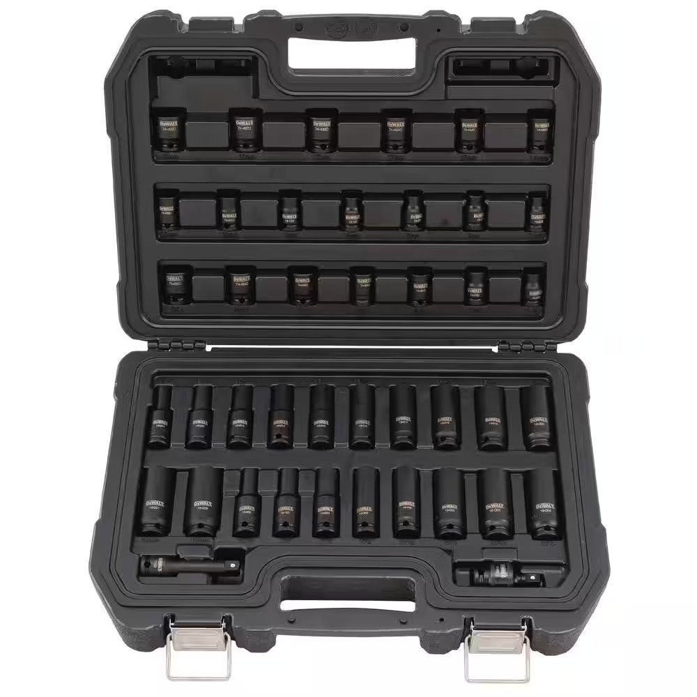 3/8 In. Drive Impact Socket Set (42-Piece)