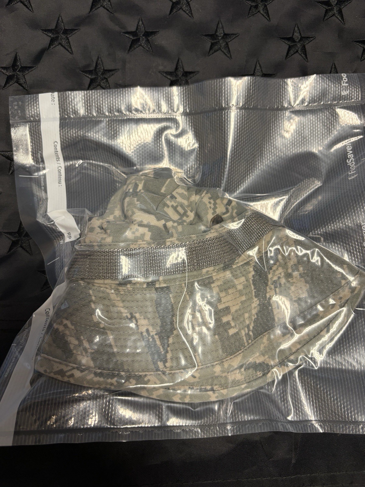 USAF ABU Digital Tiger Stripe Boonie Hat Size 7 Small Military