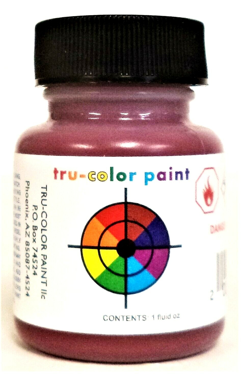 Tru-Color TCP-117 WC Wisconsin Central Maroon 1 oz Paint Bottle