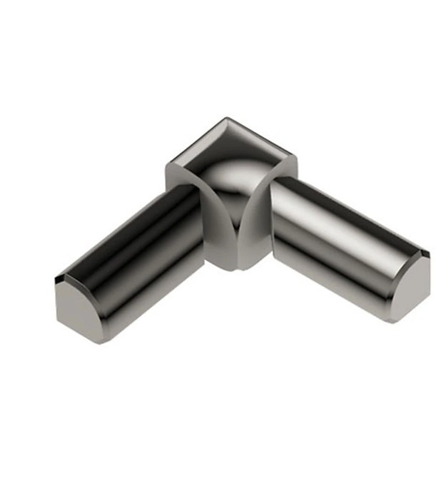 Rondec I2L/RO100ATG Polished Nickel Anodized Aluminum 3/8 90 Degree