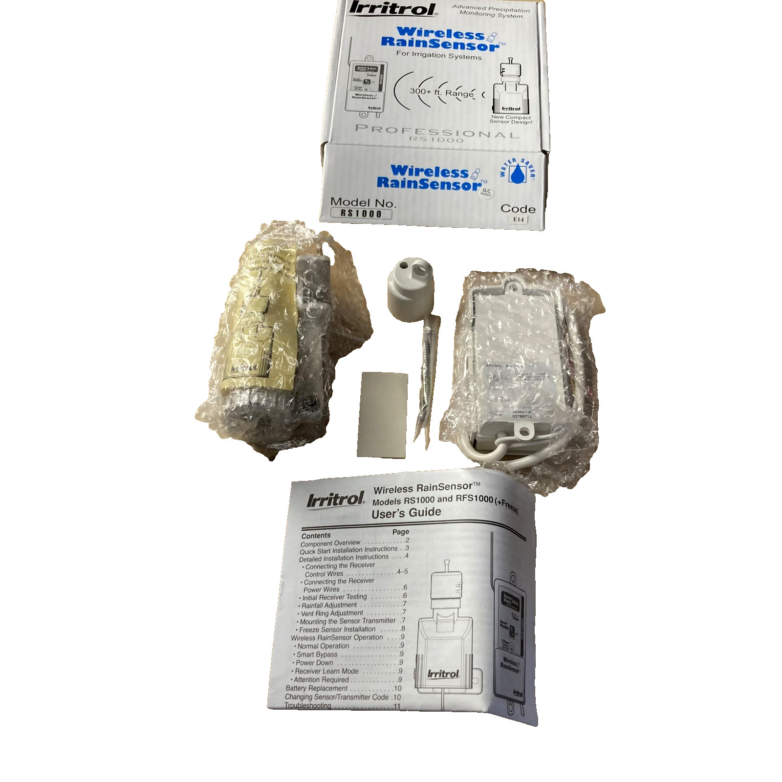 NEW SEALED-Irrigation Wireless Rain Sensor Irritrol Model #RS1000 FREE SHIPPING